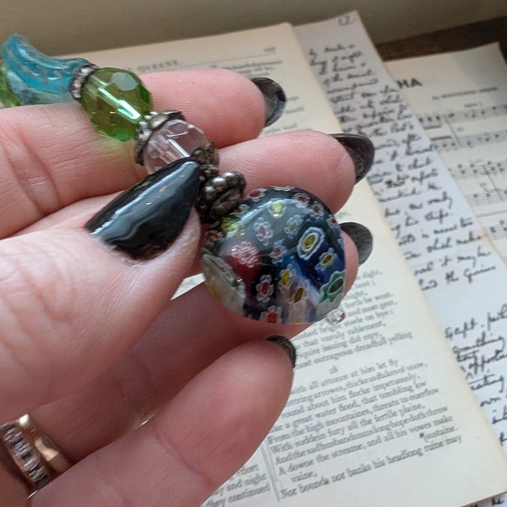 Colorful Beaded Keychain - Picture 9 of 11